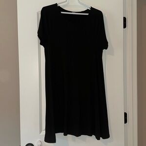Black Swing Dress - Old Navy